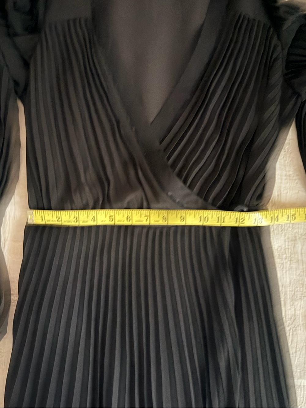 All Saints Black Long Sleeve Dress - Picture 7 of 8